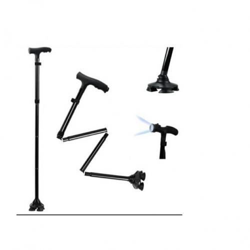 Solid Walking Stick With LED Light