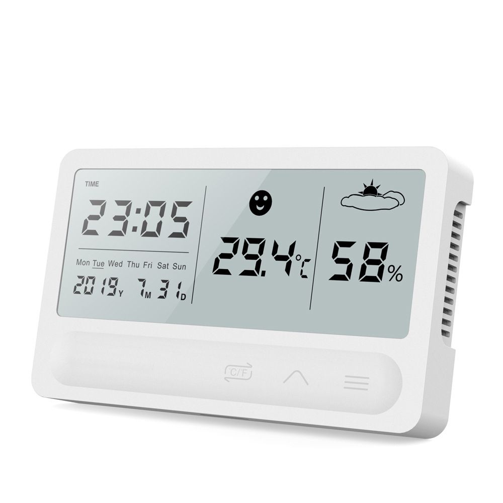 Multifunctional Digital LCD Touching Screen Weather Clock