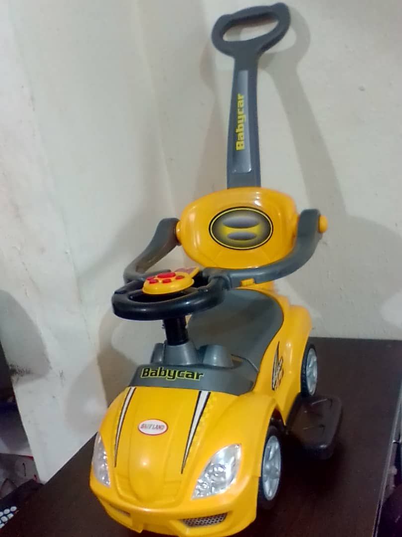 Unisex Stroller Pusher Super Ride-on Car -Age 1-4yrs