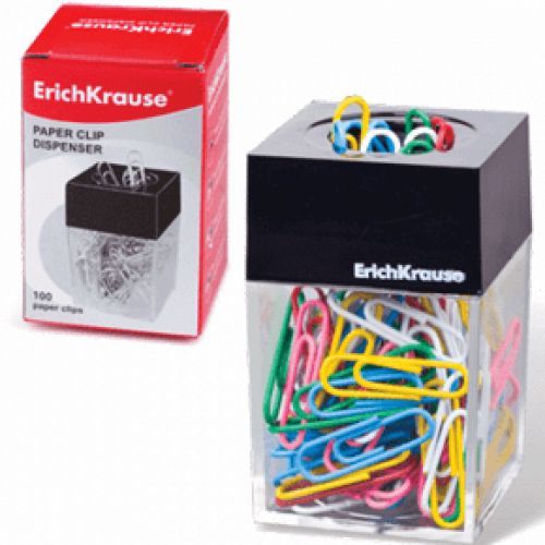 MAGNETIC PAPER CLIPS DISPENSER 1 PACK (WITH 100 PCS OF CLIPS)