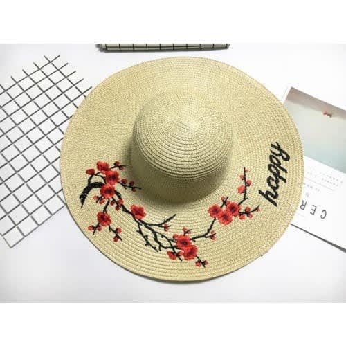 Happy Flora Straw Hat