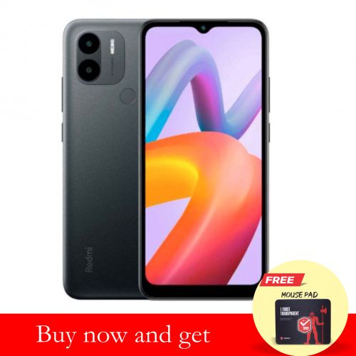 Redmi A2 Plus (Free MOUSEPAD) 2GB RAM 32GB ROM, 5000mAh- Black Android 11