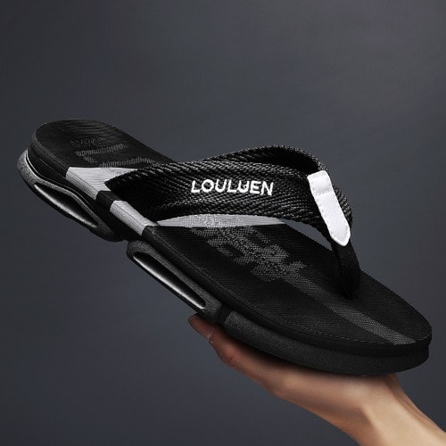 Louluen Men's Anti-slip Flip-flop Slipper