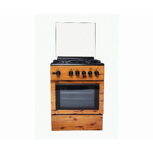 3 Burner + 1 Electric Double Italian Wooden Cooker - Tr 6060