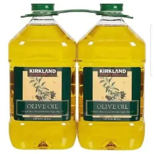 Kirkland Signature Refined Olive Oil & Its Extra Virgin Olive Oil - 3 Litres X 2