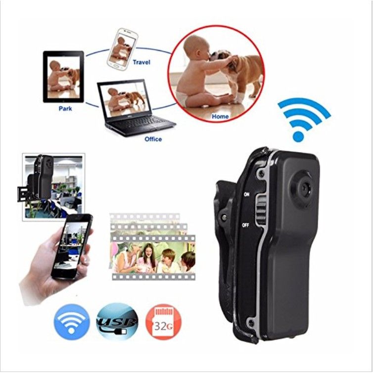 Mini Body Camera 1080P Full HD Camera Portable Magnet Clip