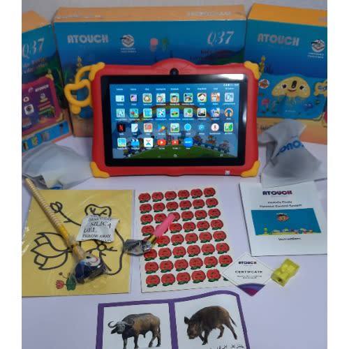 Q37 - 8GB RAM - 256GB ROM - 7" - 4000mAh - Andriod Educational Tablet - Red