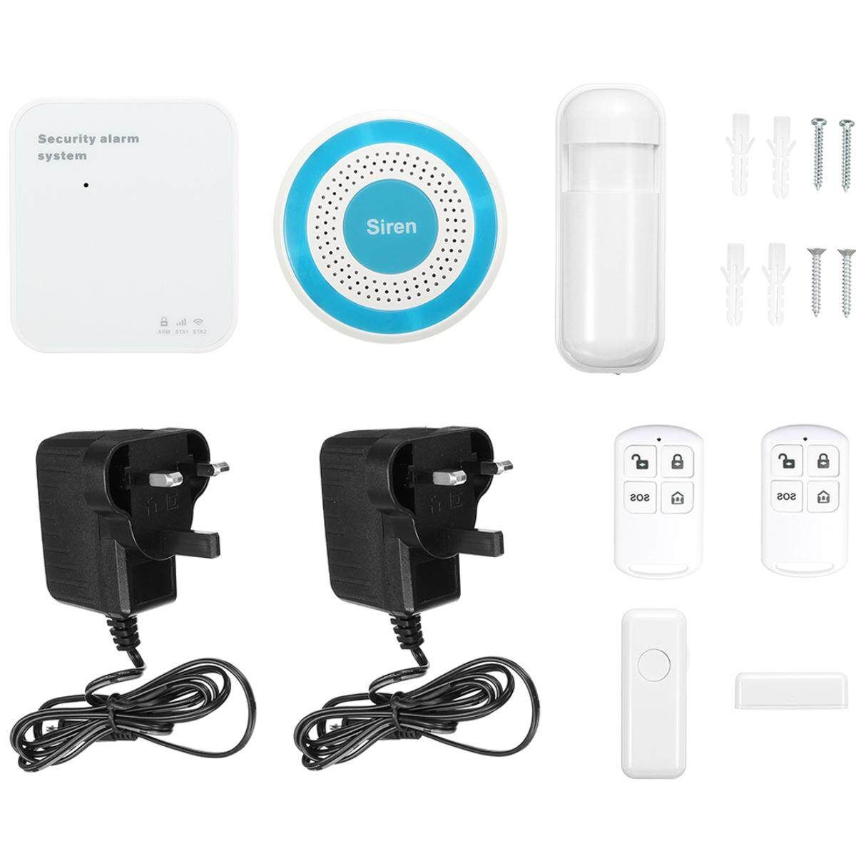 LCD SECURITY WIRELESS PG-602 GSM+WIFI AUTODIAL OFFICE HOUSE HOME INTRUDER BURGLAR ALARM