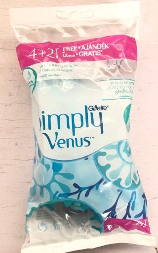 Disp Razor Simply 2 Venus 6S Bag X1