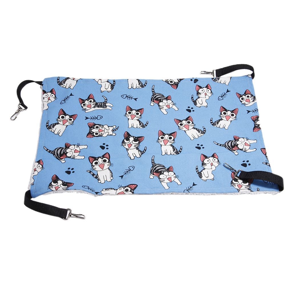 Cat Hammock Bed Pet Cage Hammock Hanging Soft Pet Bed For Kitten M