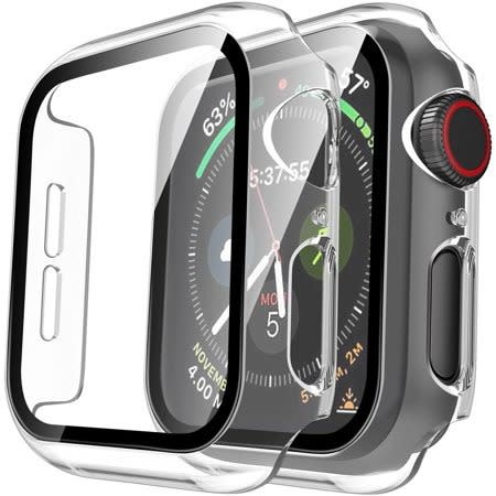 Protective Case With Glass Protector For IWatch Series 4/ 5/ 6  - 40mm