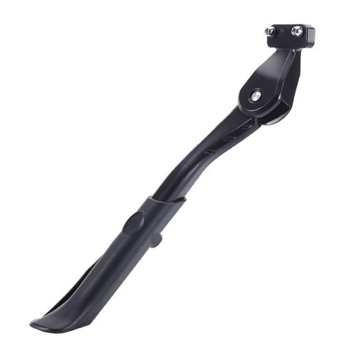 Bike Side Stand Thickened Adjustable Bike Holder Footrest Black