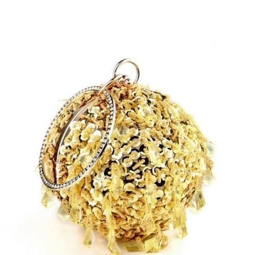 Beauty Dropping Crystal Clutch