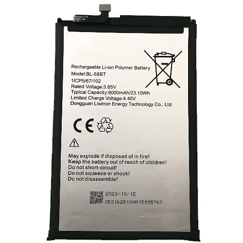 Replacement Battery For Tecno Pouvoir 4 And Pouvoir 4 Pro