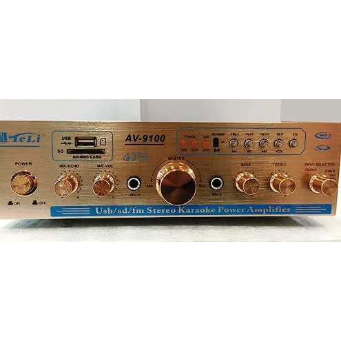 Av 9100 Hi-fi Stereo Home Theater Audio Power Amplifier