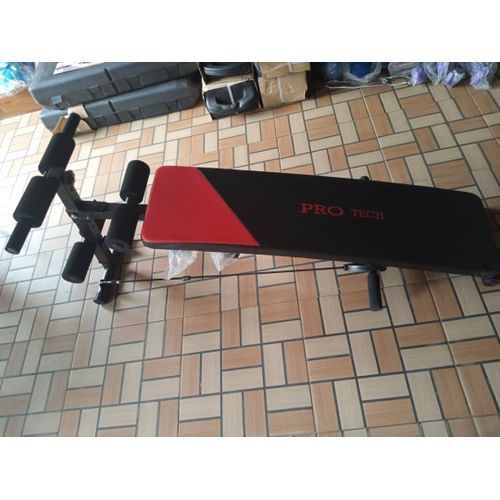 TUMMY TRIMMER SIT-UP BENCH WITH ROPE & DUMBBELL