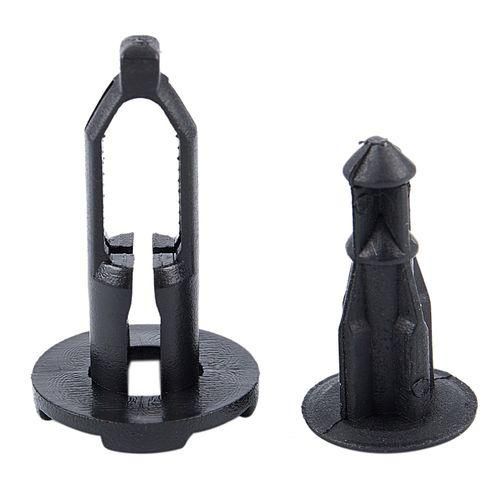 50Pcs Black Bumper Retainer Clips Fasteners For Lexus