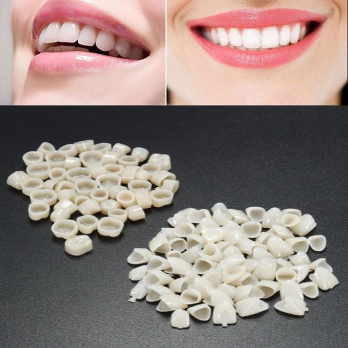 120pcs Synthetic Resin Teeth Temporary Crown Veneers Anteri