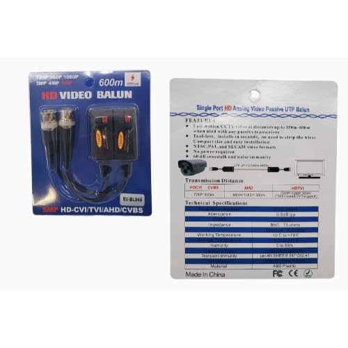 5mp Passive Hd Bnc Video Balum Trasceiver Transmitter