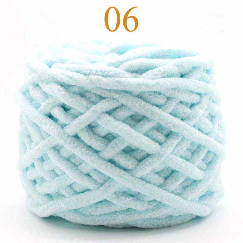 100g Skeins Cotton Yarn Chenille Colorful Knitted Chunky Sweater Velvet Colours Crochet HandCraft Knitting BabySoft Wool