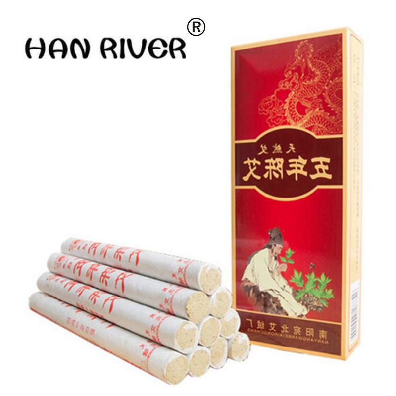 Quality Massage 1 10 Ai High Moxa 18MM Wormwood = 200MM Sunburn Ai Portable For Chen Moxa Five Column Box Family Pack Years Of *