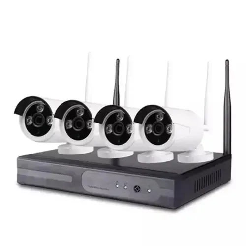 Wireless Nvr With 4 Ip Camera Kit - 4channel With 1 Terabyte Hard Drive