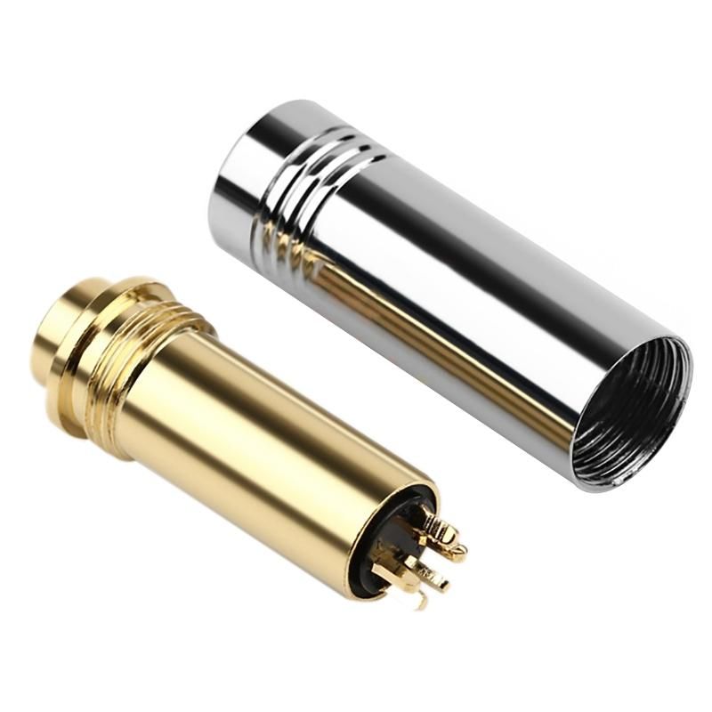 Female Jack Audio Plug Balanced Stereo Earphone 4.4mm 5