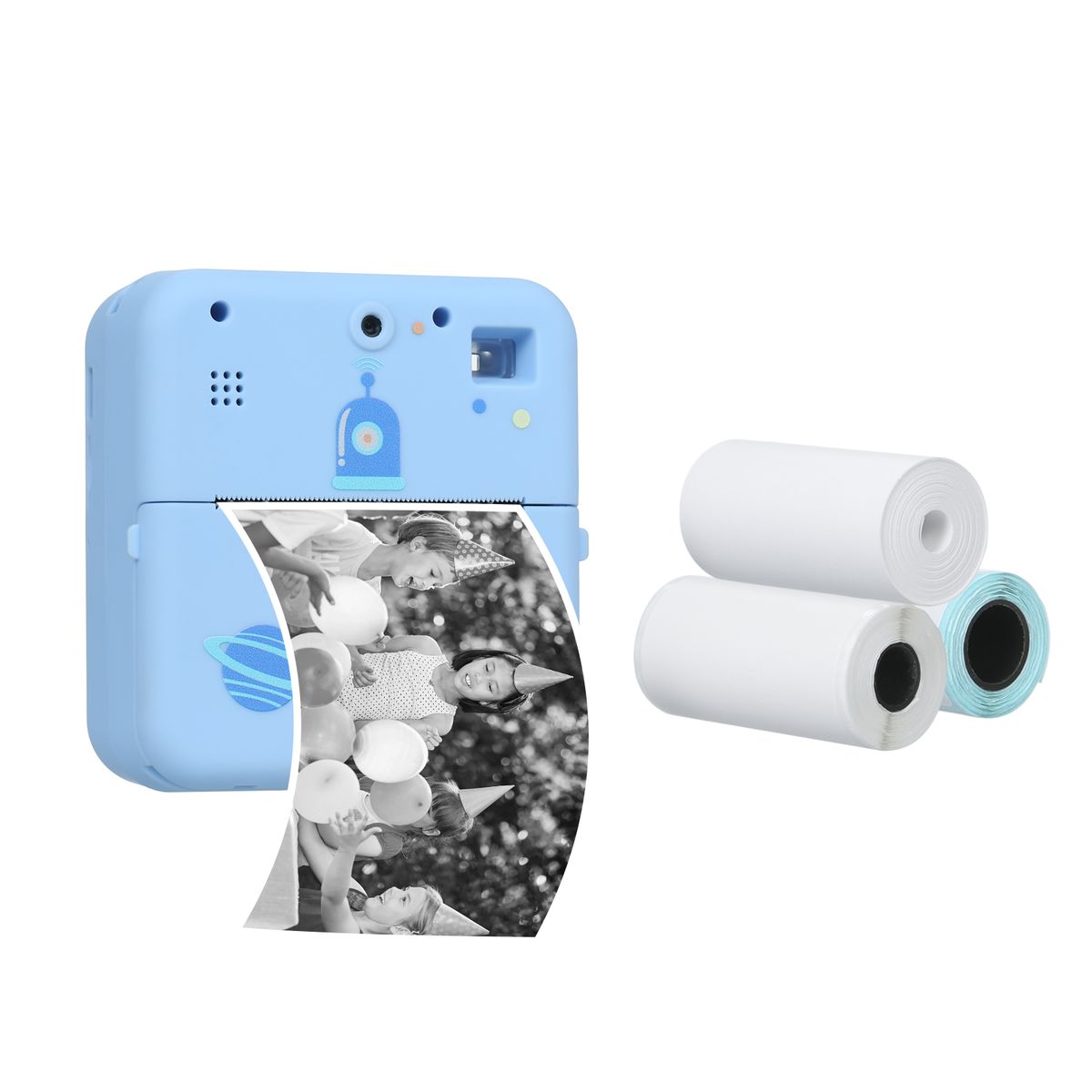 Pocket Photo Printer Wireless Thermal Label Printer 1080P