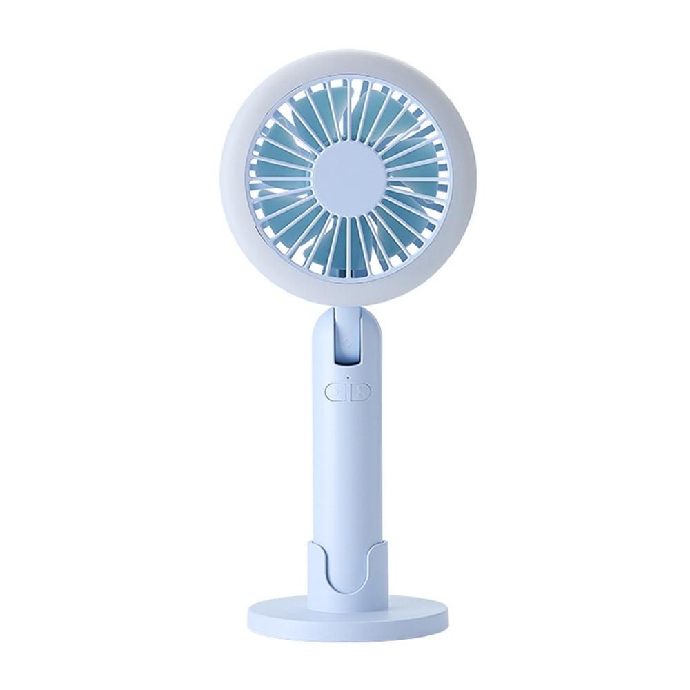 Desktop Cute Bear Cartoon Light Fans Cooling Air Fan Handheld Ventilador Mini Portable Portatil Air LED Rechargeable Fan USB