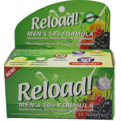 Reload Men's 50+ Formula - 30 Tablets