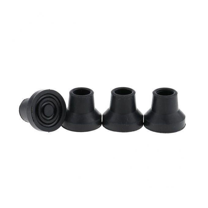 2X 4pcs Anti Skid Stable Shock Absorb Walking Stick End Crutch Cane