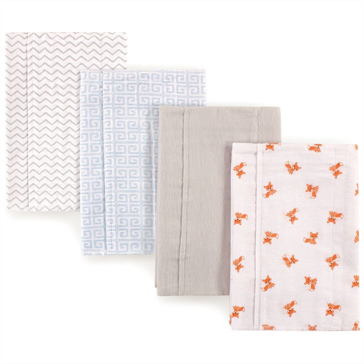 Flannel Burp Cloth Pack Of 4