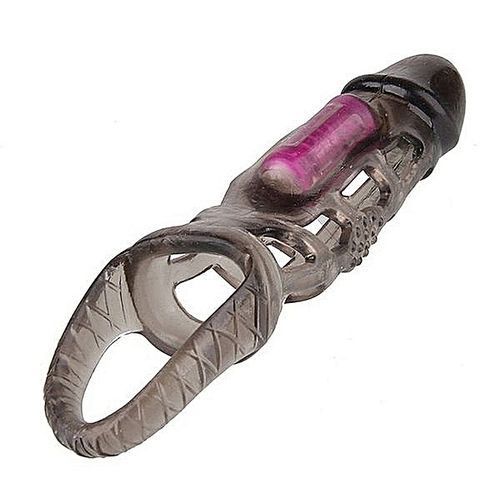Vibrating Penis Extender Condom Sleeve Delay Time