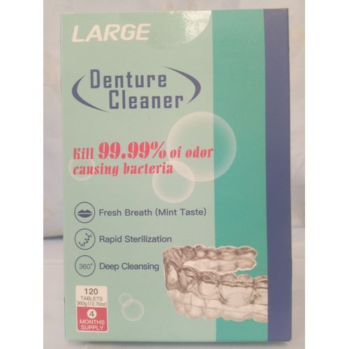 120pcs Retainer And Denture Cleaning Effervescent Tablets