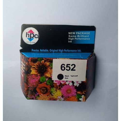 HPCI (High Performance Compartible) 652 Black Ink Advantage Printer Cartridge