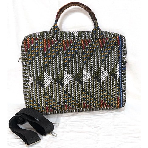 Multi-color 15" Ankara Laptop Bag