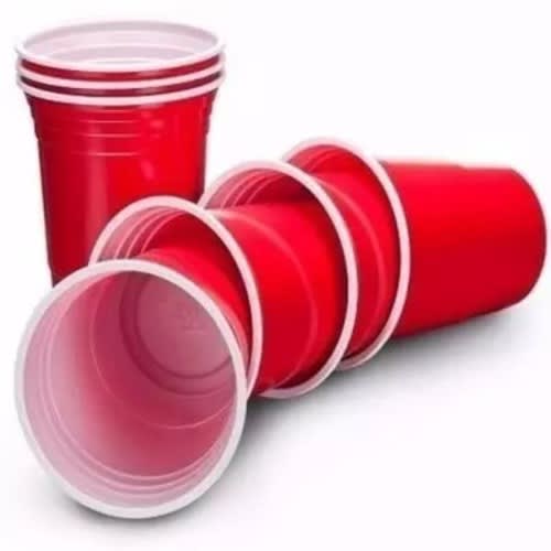Original Disposable Plastic Cups - 50 Pieces