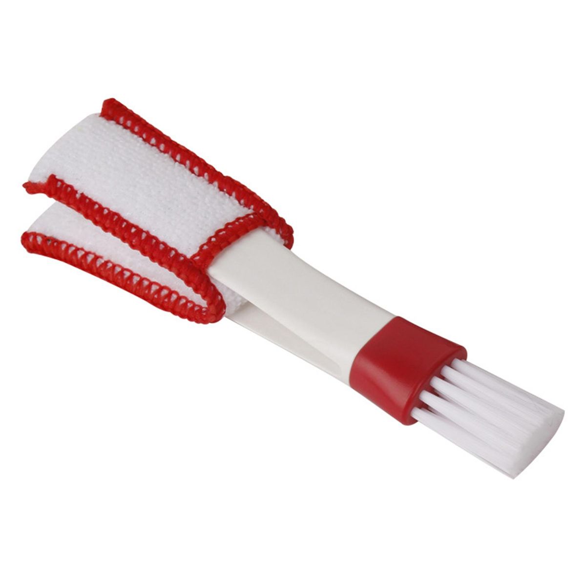 Air Outlet Brush Car Grille Cleaner Detailing Blinds Duster Brush White