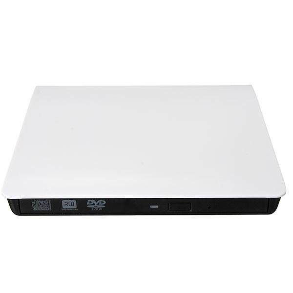 USB 3.0 -up Tray Mobile External DVD-RW For PC Laptop 9.5mm White