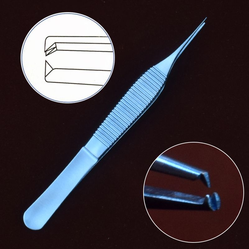 Tissue Forceps Serrated Tips/Teeth Titanium