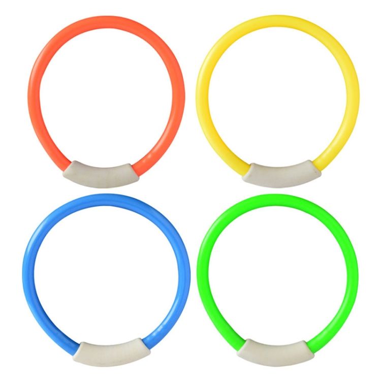 4PCS Soft Ring Diving Swimming Pool Toys