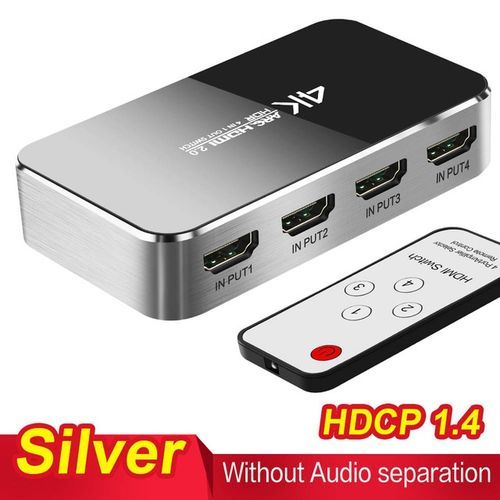 FSU UHD HDMI Switch 2.0 4K HDR 4x1 Adapter Switcher