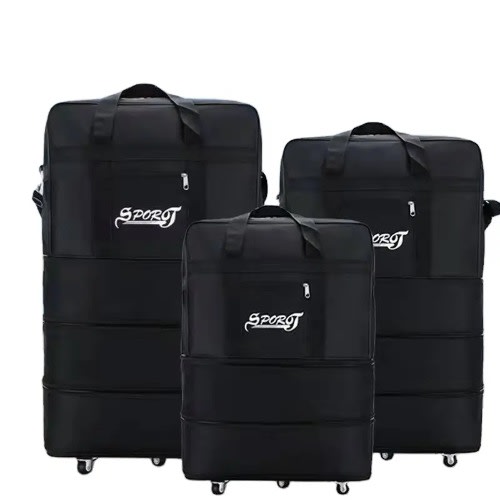 3 In 1 Expandable Foldable Collapsible With Wheels Travel Luggage Bags