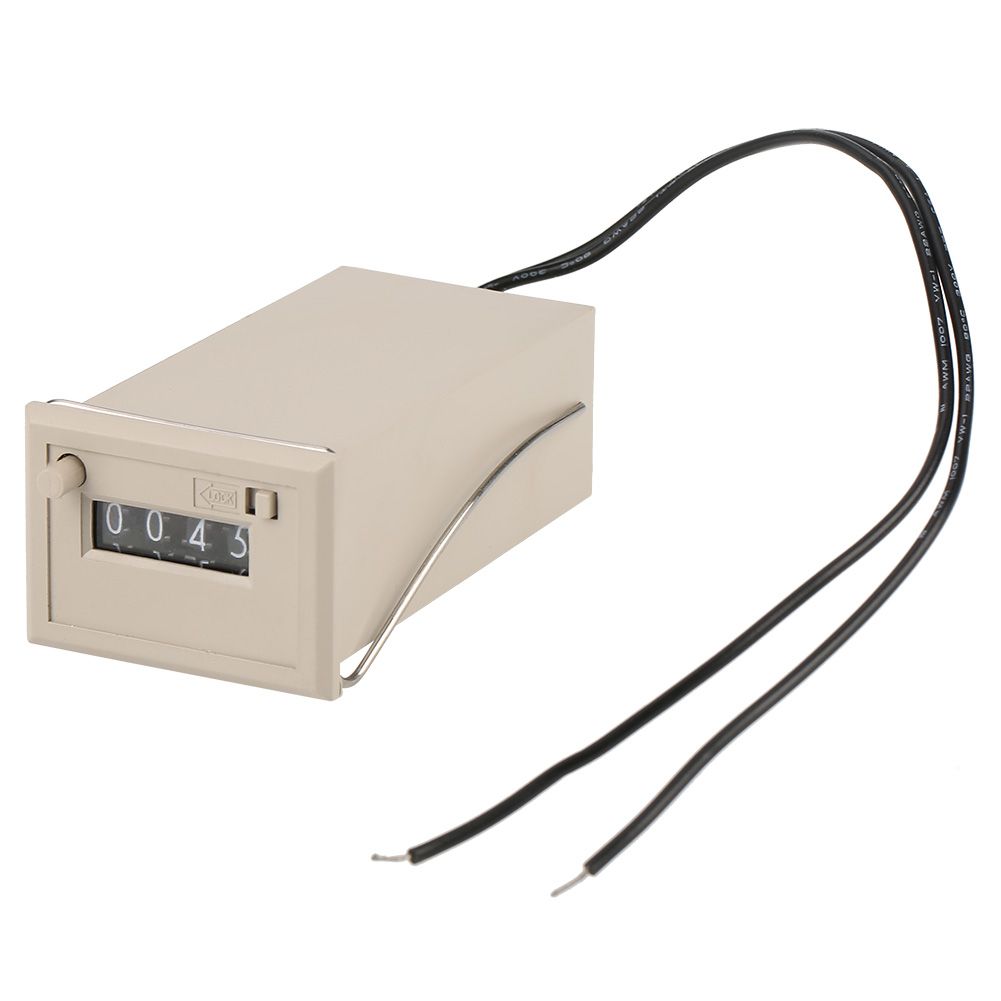 1 Pcs DC 24V CSK4-NKW 4 Digits 0-9999 Totalizer