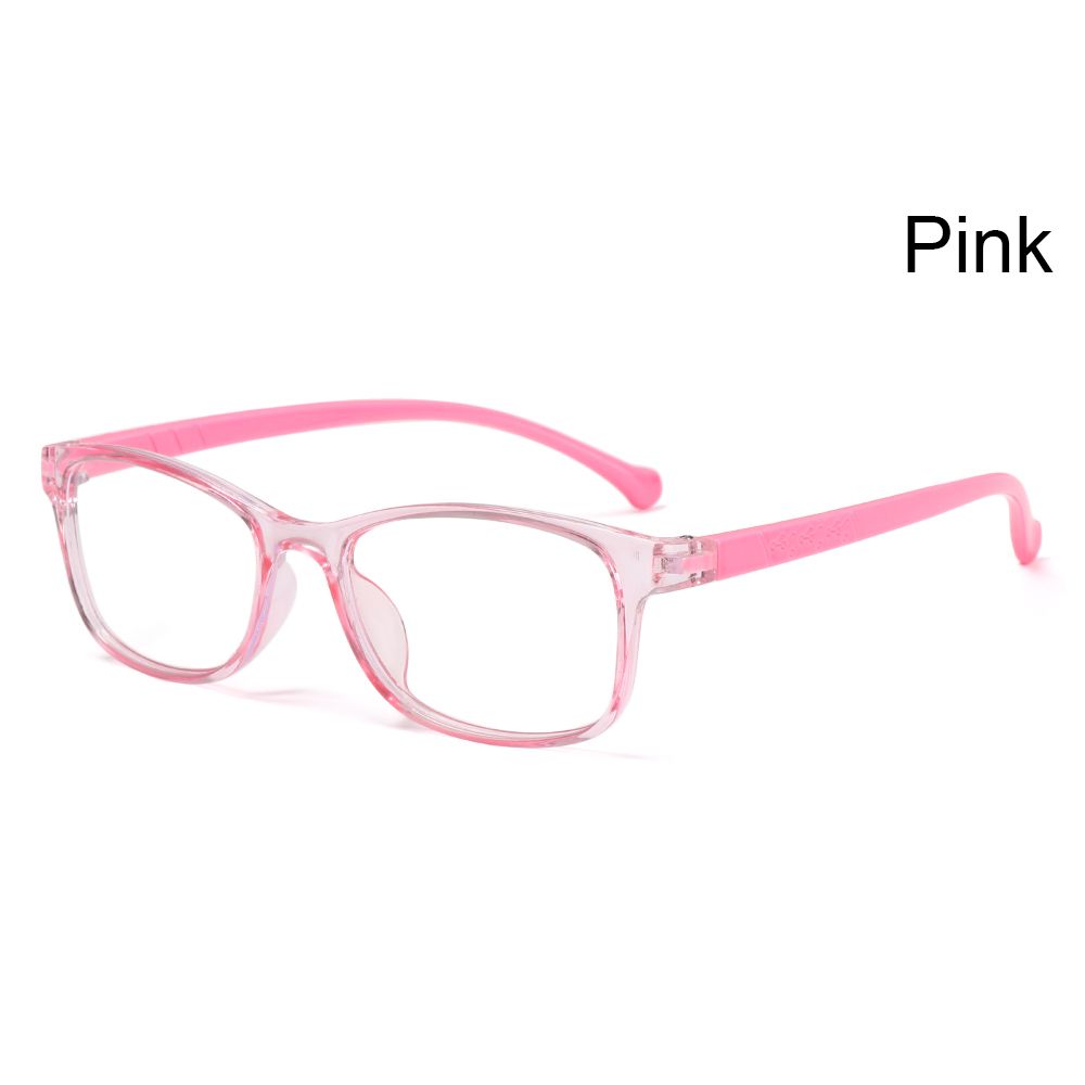 (A-Pink)Anti-blue Light Kids Glasses Optical Frame Children Boy Girls Computer
