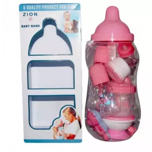 Baby Feeding Bottle - Baby Bank  - Pink