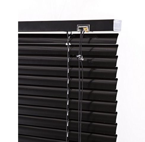 STANDARD 25mm BLACK WINDOW BLINDS