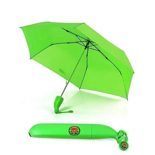 Union Banana-shaped Anti-uv Umbrella - Green