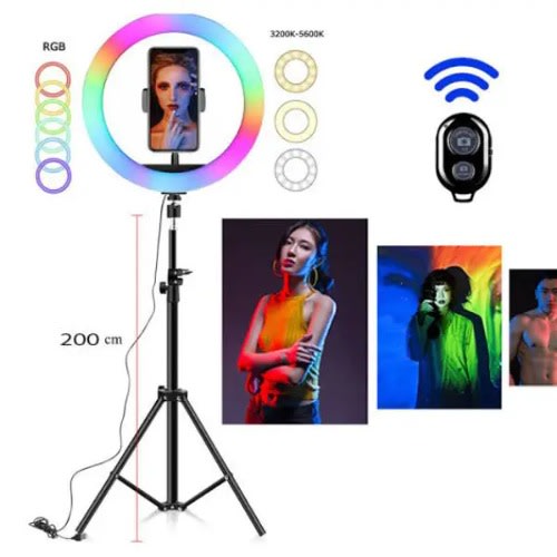 Usb Rgb Led Ring Light With Stand