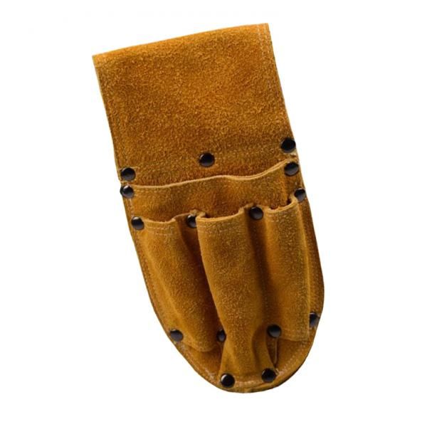 Dark Brown Multi-pocket Utility Bag Nail Tool Apron Waist Dark Brown